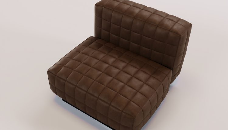 17017. Free 3ds Max Armchair Model Download (1)