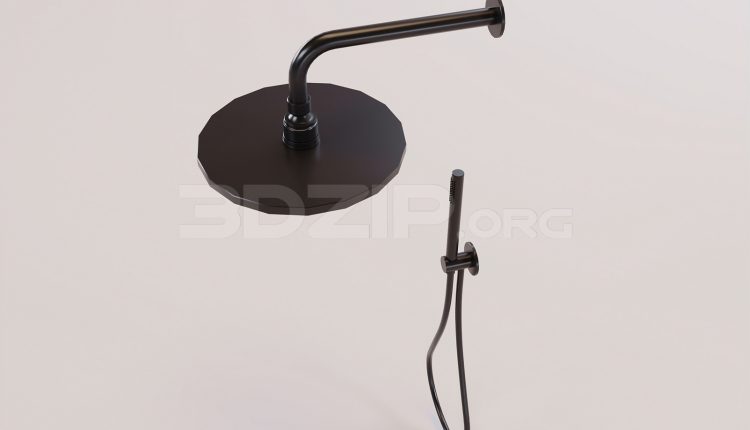 17022. Free 3ds Max Shower Model Download (1)