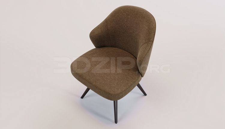 17039. Free 3ds Max Chair Model Download (1)
