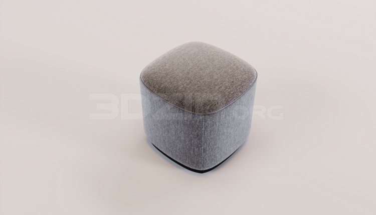 17043. Free 3ds Max Stool Model Download (1)
