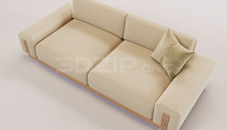 17050. Free 3ds Max Sofa Model Download (2)