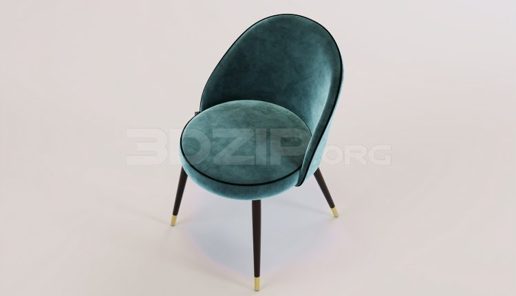 17053. Free 3ds Max Chair Model Download (2)