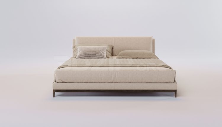 17069. Free 3ds Max Bed Model Download (1)