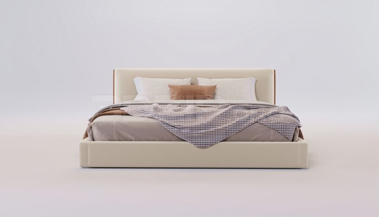 17076. Free 3ds Max Bed Model Download (1)