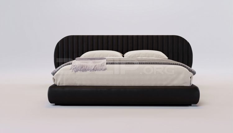 17081. Free 3ds Max Bed Model Download (2)