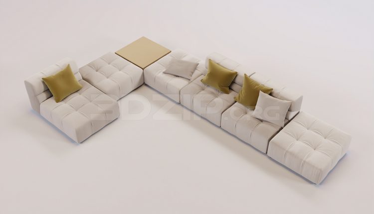 17101. Free 3ds Max Sofa Model Download (2)