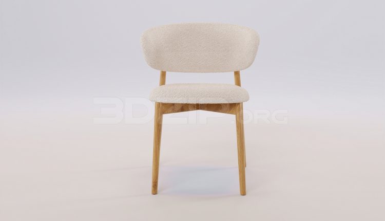 17103. Free 3ds Max Chair Model Download (1)