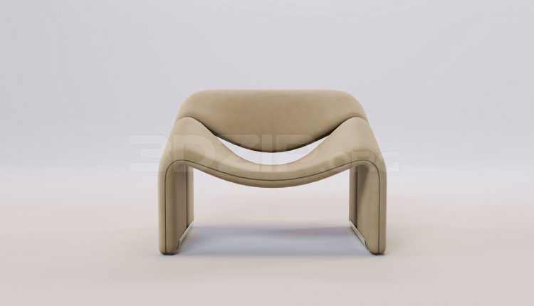 17106. Free 3ds Max Chair Model Download (1)