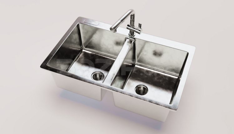 17122. Free 3ds Max Sink Model Download (1)