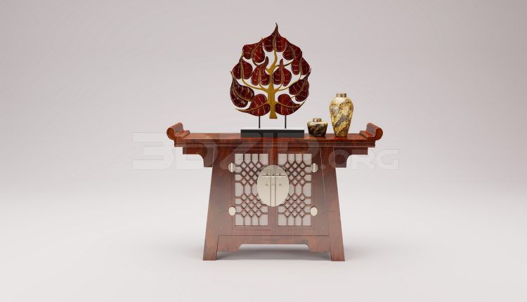 17136. Free 3ds Max Altar Model Download (1)