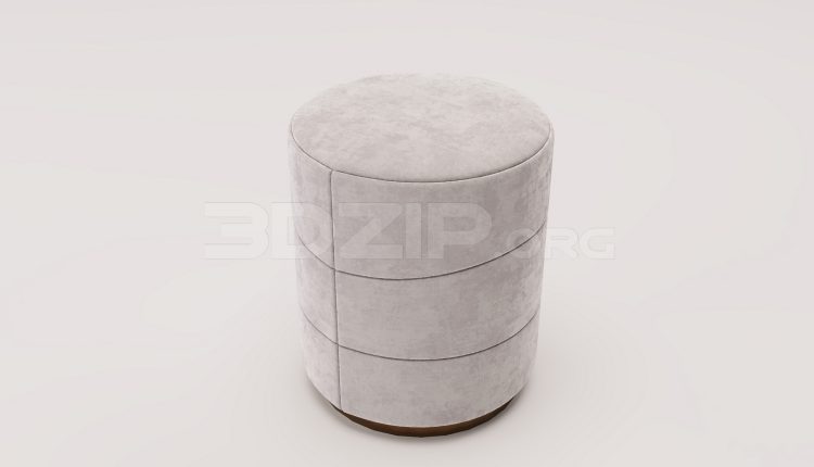 17150. Free 3ds Max Stool Model Download (1)
