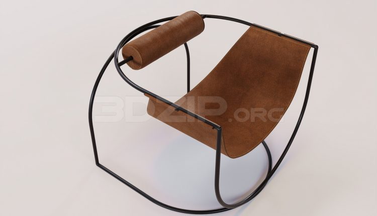 17155. Free 3ds Max Armchair Model Download (1)