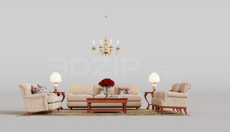 20132. Free 3d Combo Sofa Model Download (1)