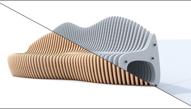 Free 3d Model Parametrca Bench S-3.2 By Satikov Design 2