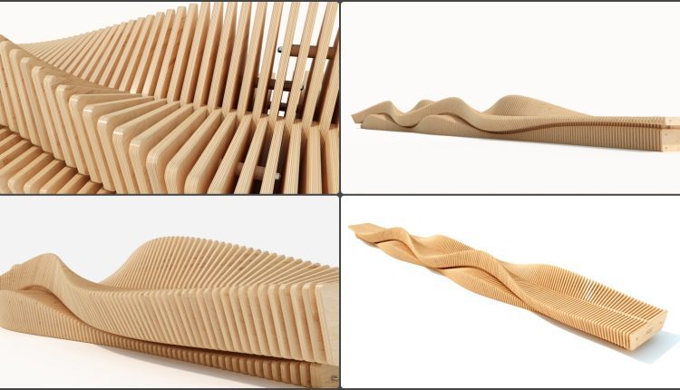 Free 3d Model Parametrca Bench W-2.1 By Satikov Design (1)