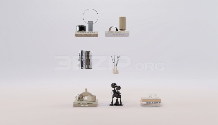 17181. Free 3ds Max Decorative Set Model Download (2)