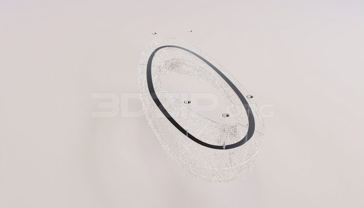 17199. Free 3ds Max Ceiling Light Model Download (1)