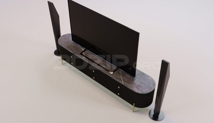 17200. Free 3ds Max Tv Cabinet Model Download (1)