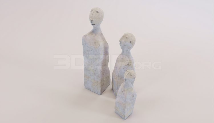 17212. Free 3ds Max Sculpture Model Download (1)