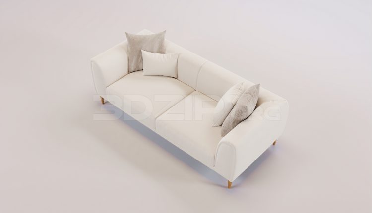 17221. Free 3ds Max Sofa Model Download (1)