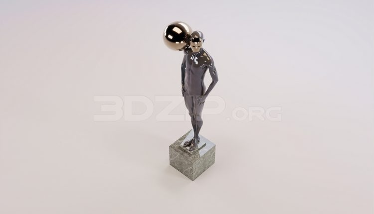 17241. Free 3ds Max Sculpture Model Download (1)