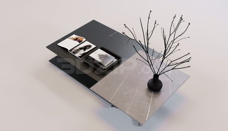 17245. Free 3ds Max Tea Table Model Download (1)