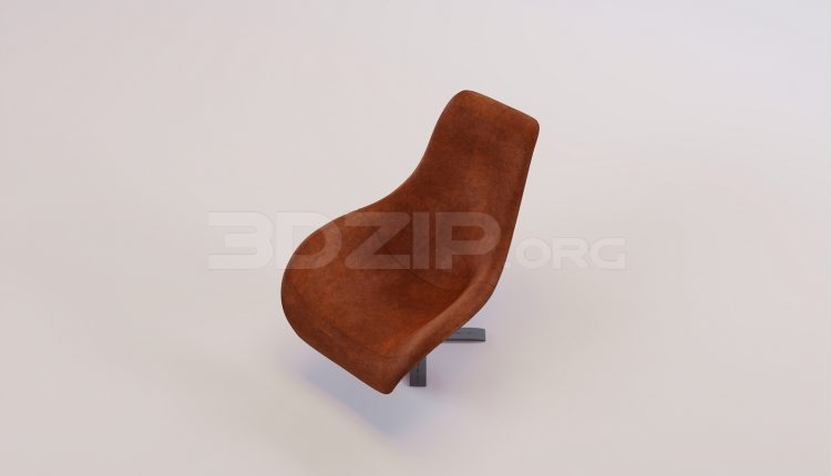 17247. Free 3ds Max Armchair Model Download (1)