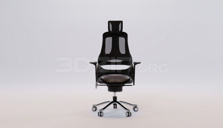 17255. Free 3ds Max Office Chair Model Download (2)