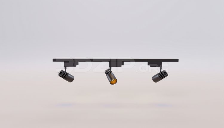 17274. Free 3ds Max Ceiling Light Model Download (2)