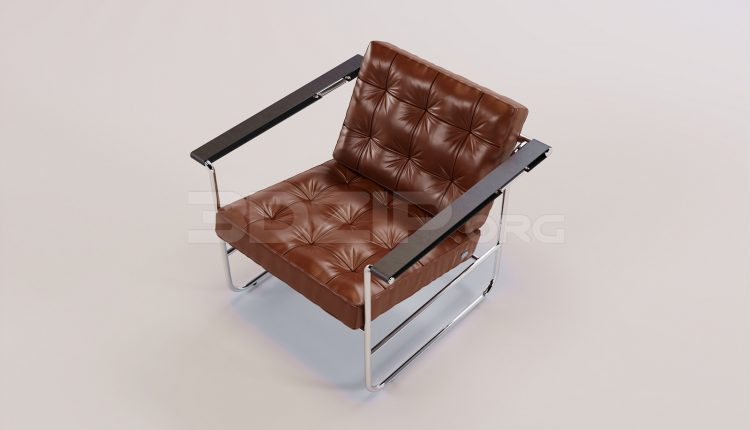 17281. Free 3ds Max Armchair Model Download (2)