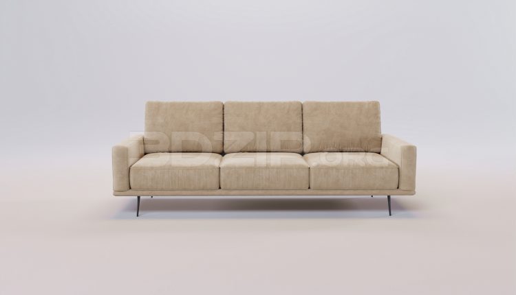 17285. Free 3ds Max Sofa Model Download (1)