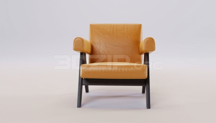 17306. Free 3ds Max Armchair Model Download (2)