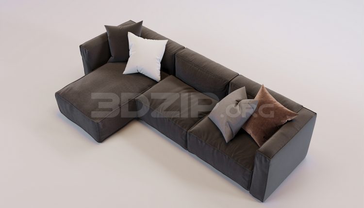 17310. Free 3ds Max Sofa Model Download (2)