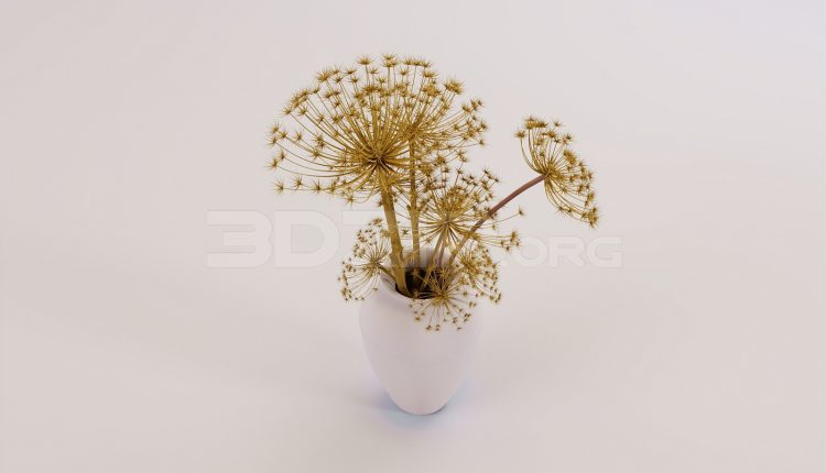 17321. Free 3ds Max Flower Model Download (2)