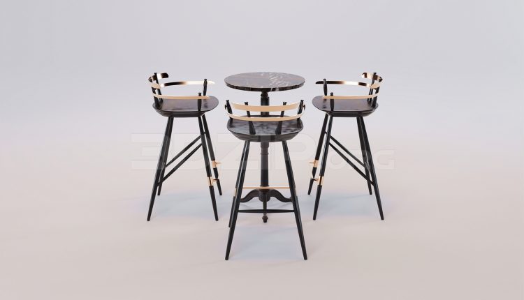 17333. Free 3ds Max Coffee Table And Chair Model Download (2)