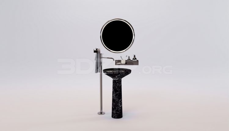 17338. Free 3ds Max Lavabo Model Download (1)