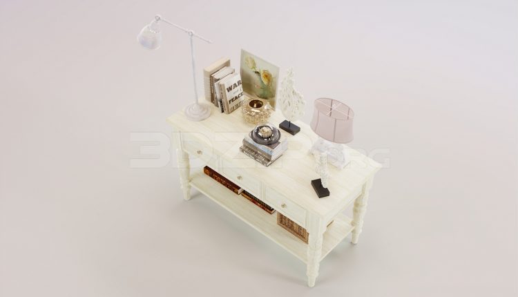 17373. Free 3ds Max Sideboard Model Download (1)