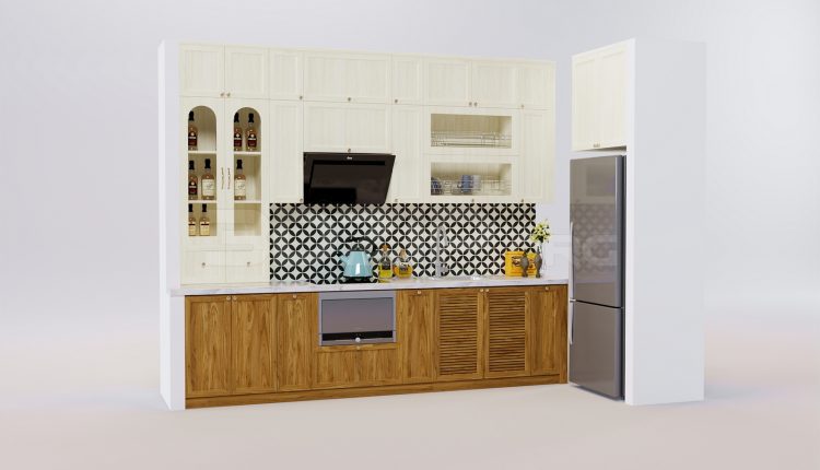 17375. Free 3ds Max Kitchen Model Download (2)