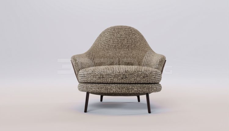 17379. Free 3ds Max Armchair Model Download (2)