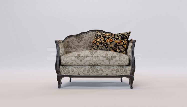 17386. Free 3ds Max Armchair Model Download (1)