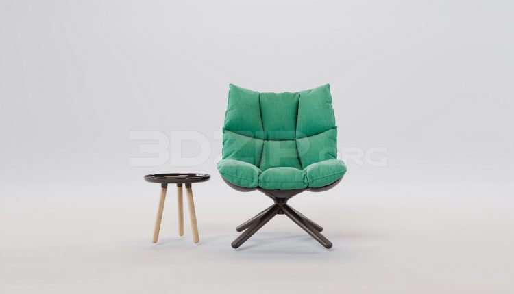 17391. Free 3ds Max Chair Model Download (1)