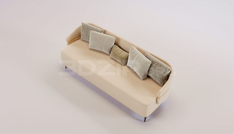 17399. Free 3ds Max Sofa Model Download (2)