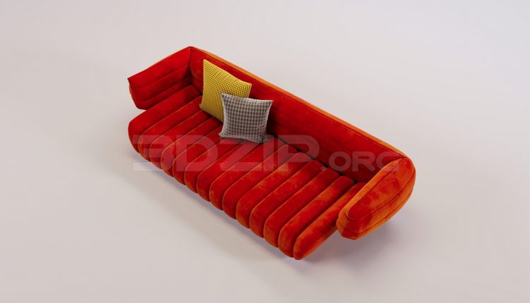 17402. Free 3ds Max Sofa Model Download (2)
