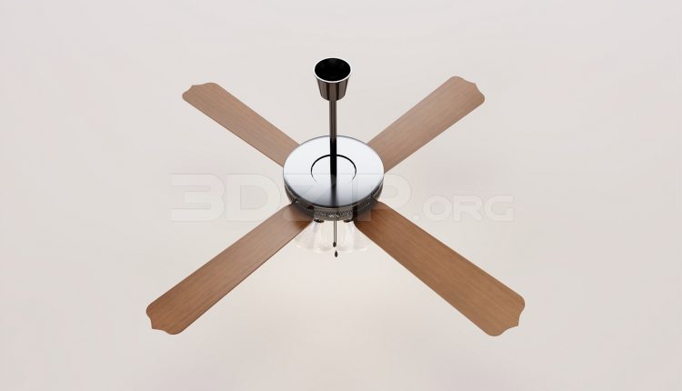 17408. Free 3ds Max Ceiling Fans Model Download (2)