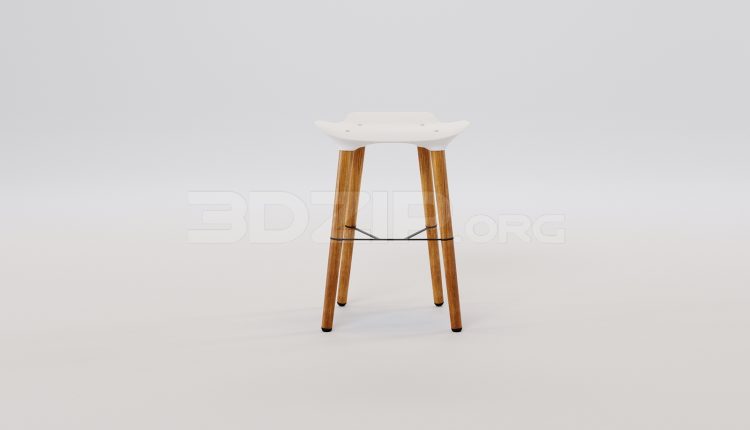 17419. Free 3ds Max Bar Stool Model Download (2)
