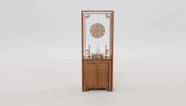 17421. Free 3ds Max Altar Model Download (1)
