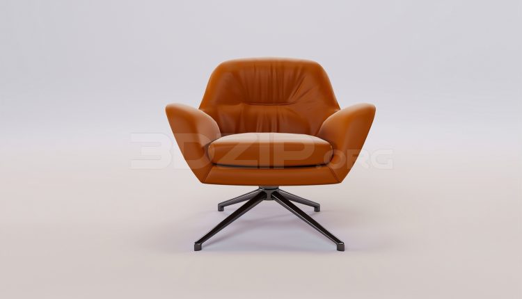 17435. Free 3ds Max Armchair Model Download (2)