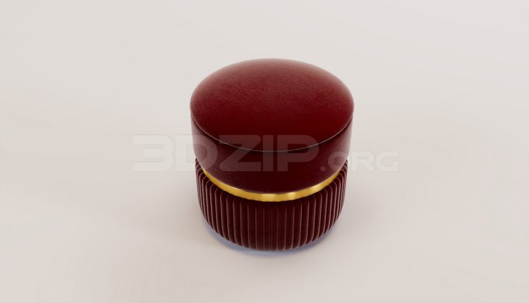 17441. Free 3ds Max Stool Model Download (2)