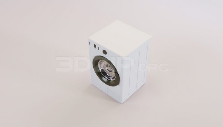 17465. Free 3ds Max Washing Machine Model Download (2)