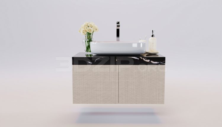 17469. Free 3ds Max Lavabo Model Download (1)